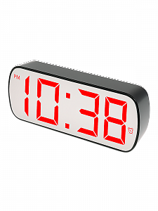 Часы электронные настольные от сети с будильником и термометром VST 895Y-1 Красные